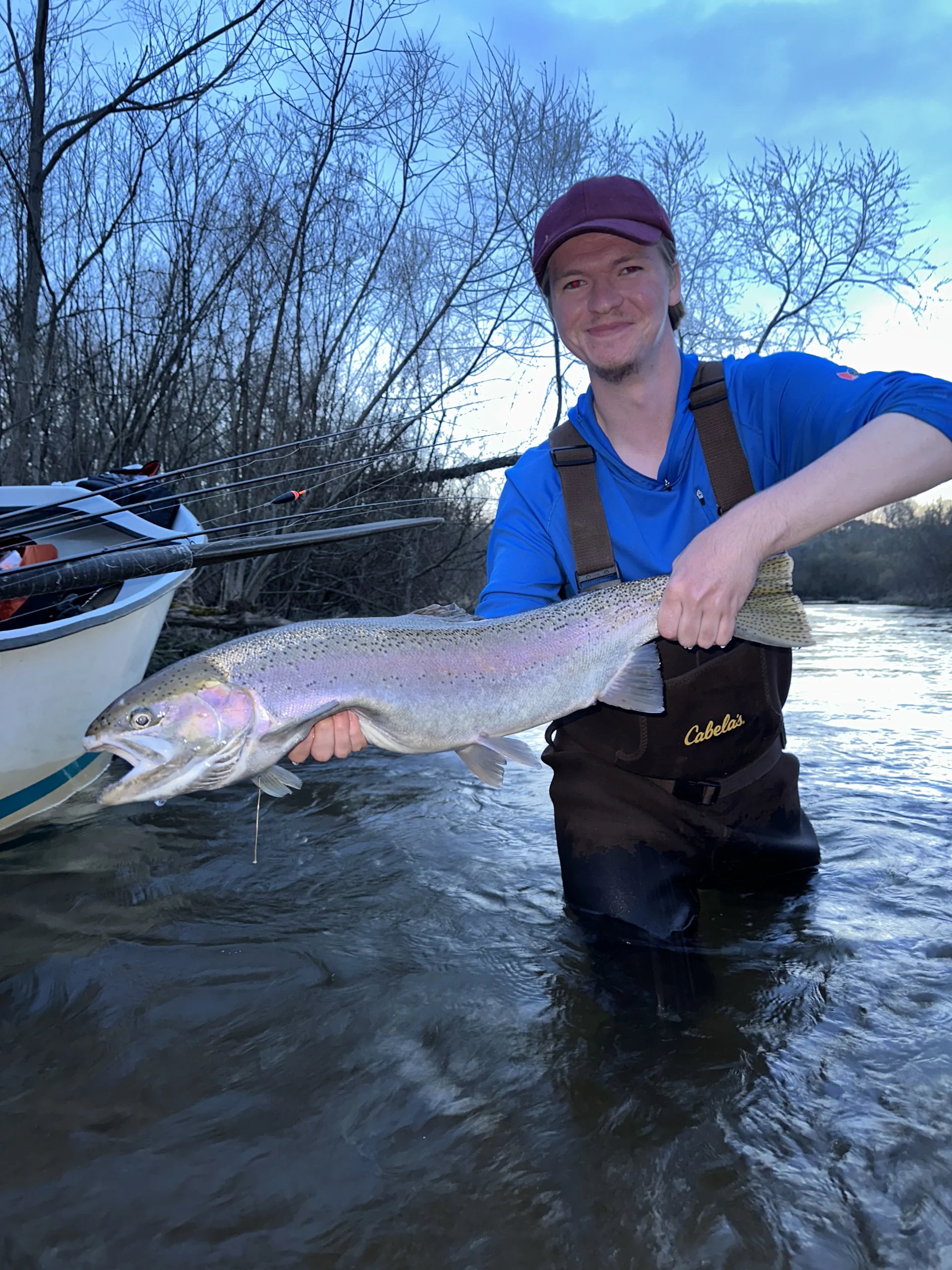 Ben Holida on a fishing trip. © Ben Holida